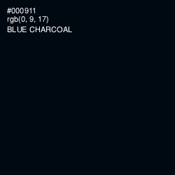 #000911 - Blue Charcoal Color Image